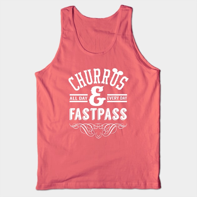 Churros and Fastpass Tank Top by PopCultureShirts